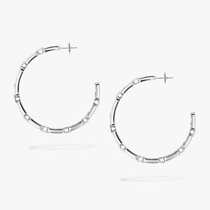 [Sparkle]MOVE LINK KINETIC DIAMOND HOOP OHRRINGE
