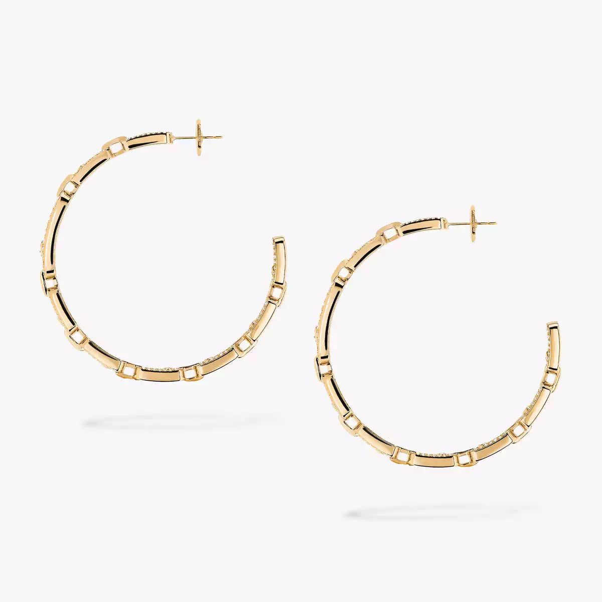 [Sparkle]MOVE LINK KINETIC DIAMOND HOOP OHRRINGE