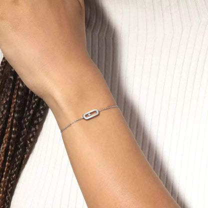 [sparkle Jewelry]Move Uno Diamond Bracelet
