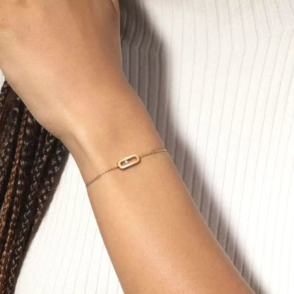 [sparkle Jewelry]Move Uno Diamond Bracelet