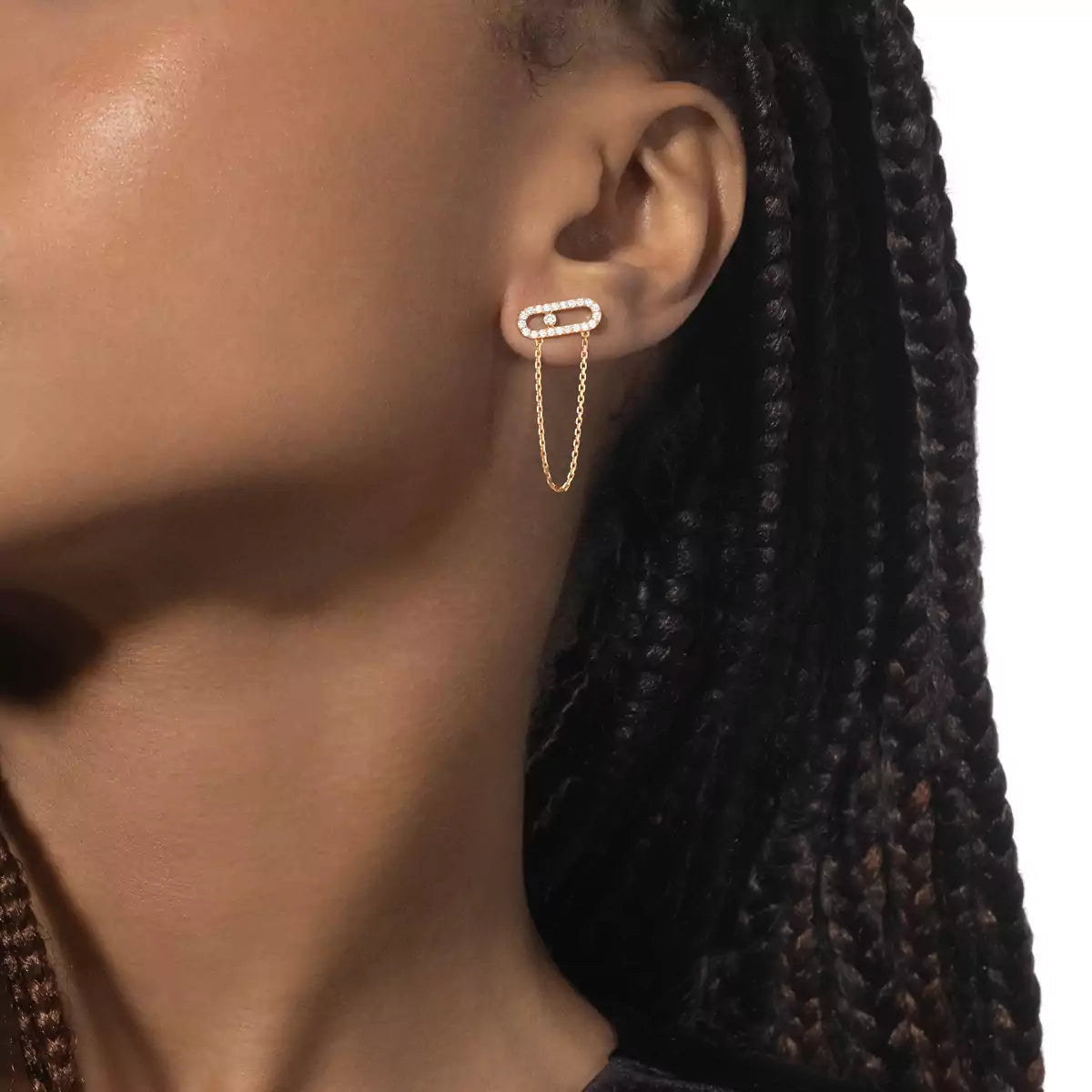[Sparkle]MOVE UNO ALL DIAMOND OHRSTECKER