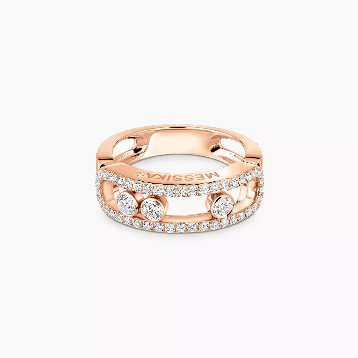 [sparkle Jewelry] Move Gold Diamond Pave_ Ring