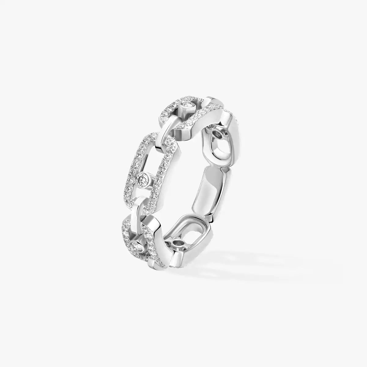[Sparkle]MOVE LINK PAVÉ DIAMANTRING