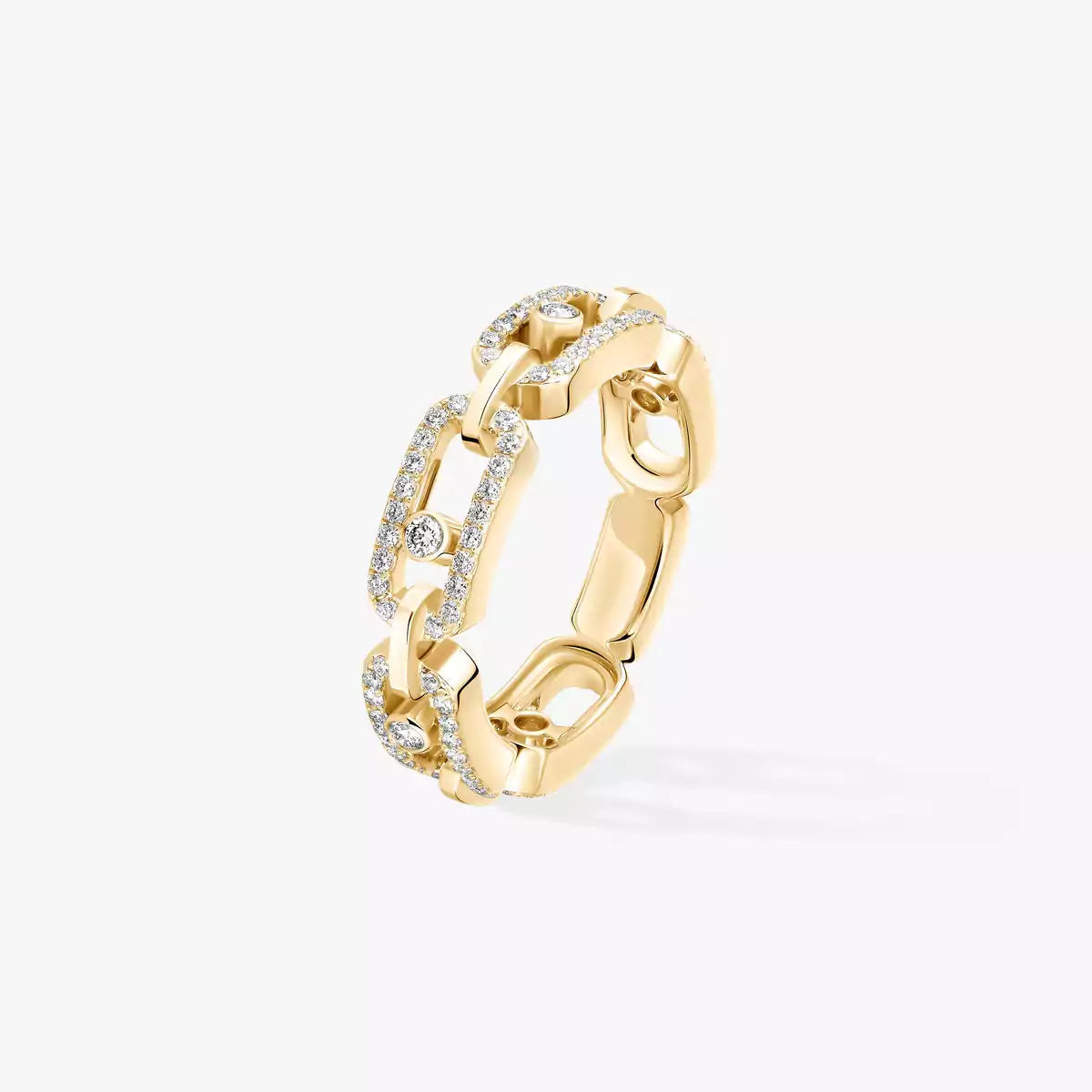 [Sparkle]MOVE LINK PAVÉ DIAMANTRING