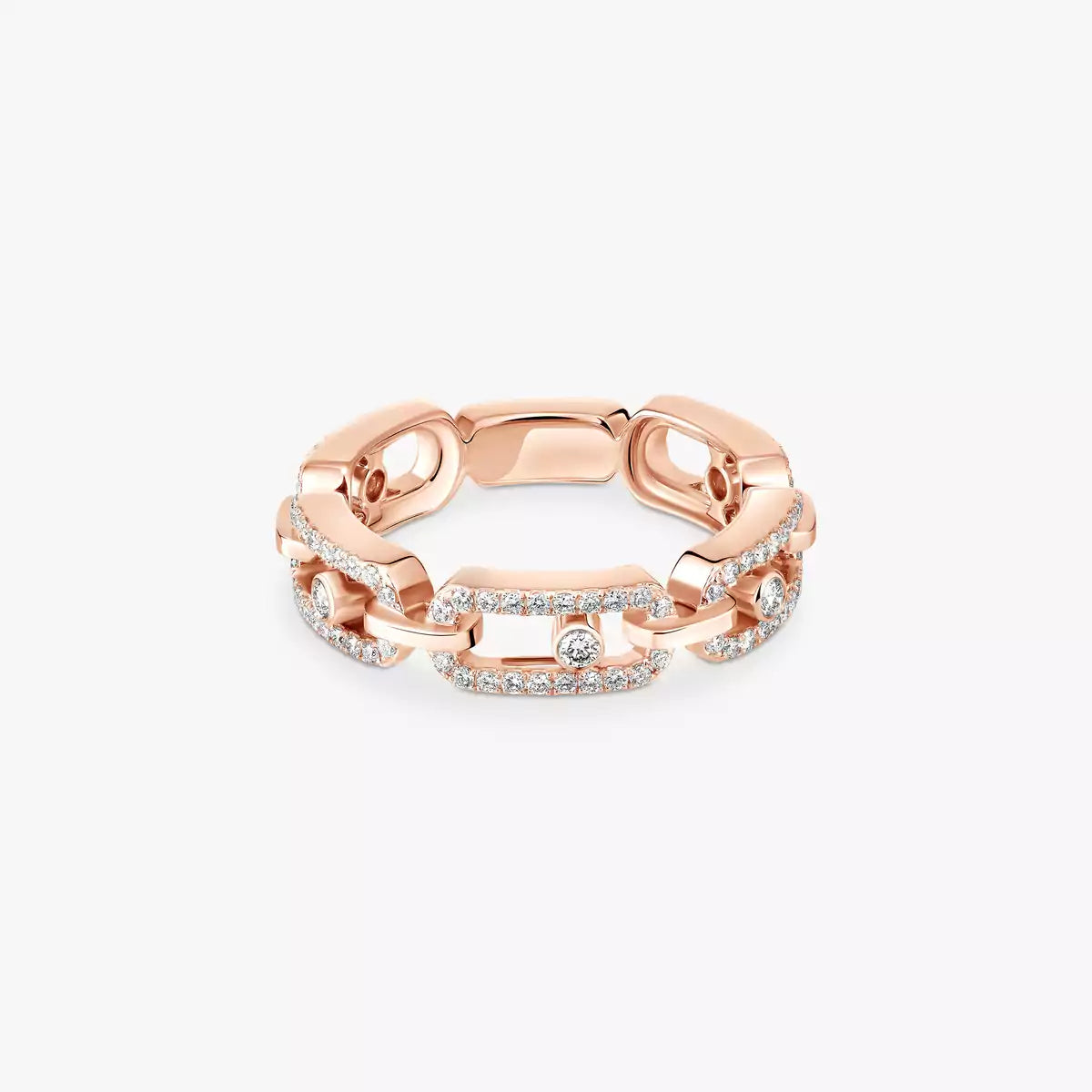 [Sparkle]MOVE LINK PAVÉ DIAMANTRING