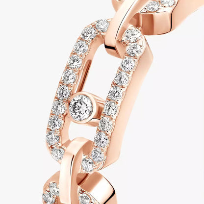 [Sparkle]MOVE LINK PAVÉ DIAMANTRING