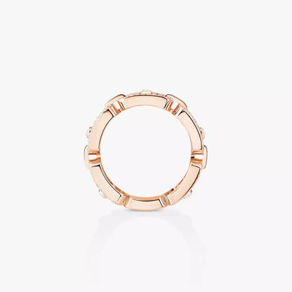 [Sparkle]MOVE LINK PAVÉ DIAMANTRING