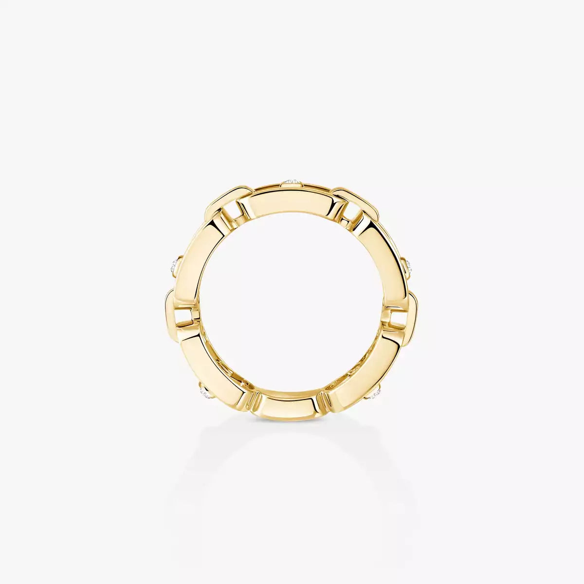 [Sparkle]MOVE LINK PAVÉ DIAMANTRING