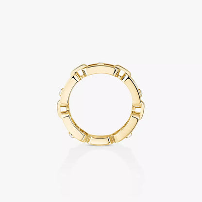 [Sparkle]MOVE LINK PAVÉ DIAMANTRING