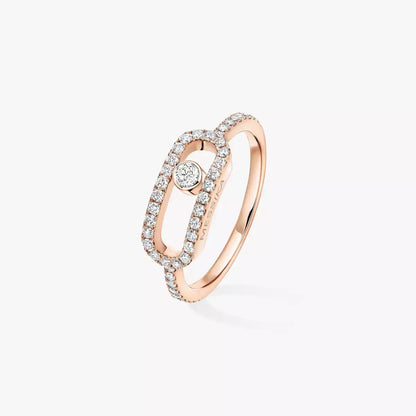 [Sparkle]MOVE UNO FULL PAVÉ-DIAMANTENRING