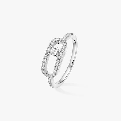 [Sparkle]MOVE UNO FULL PAVÉ-DIAMANTENRING