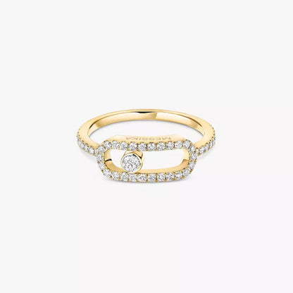 [Sparkle]MOVE UNO FULL PAVÉ-DIAMANTENRING