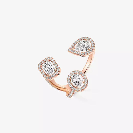 [Sparkle]MY TWIN TRILOGY OPENER PAVE RING