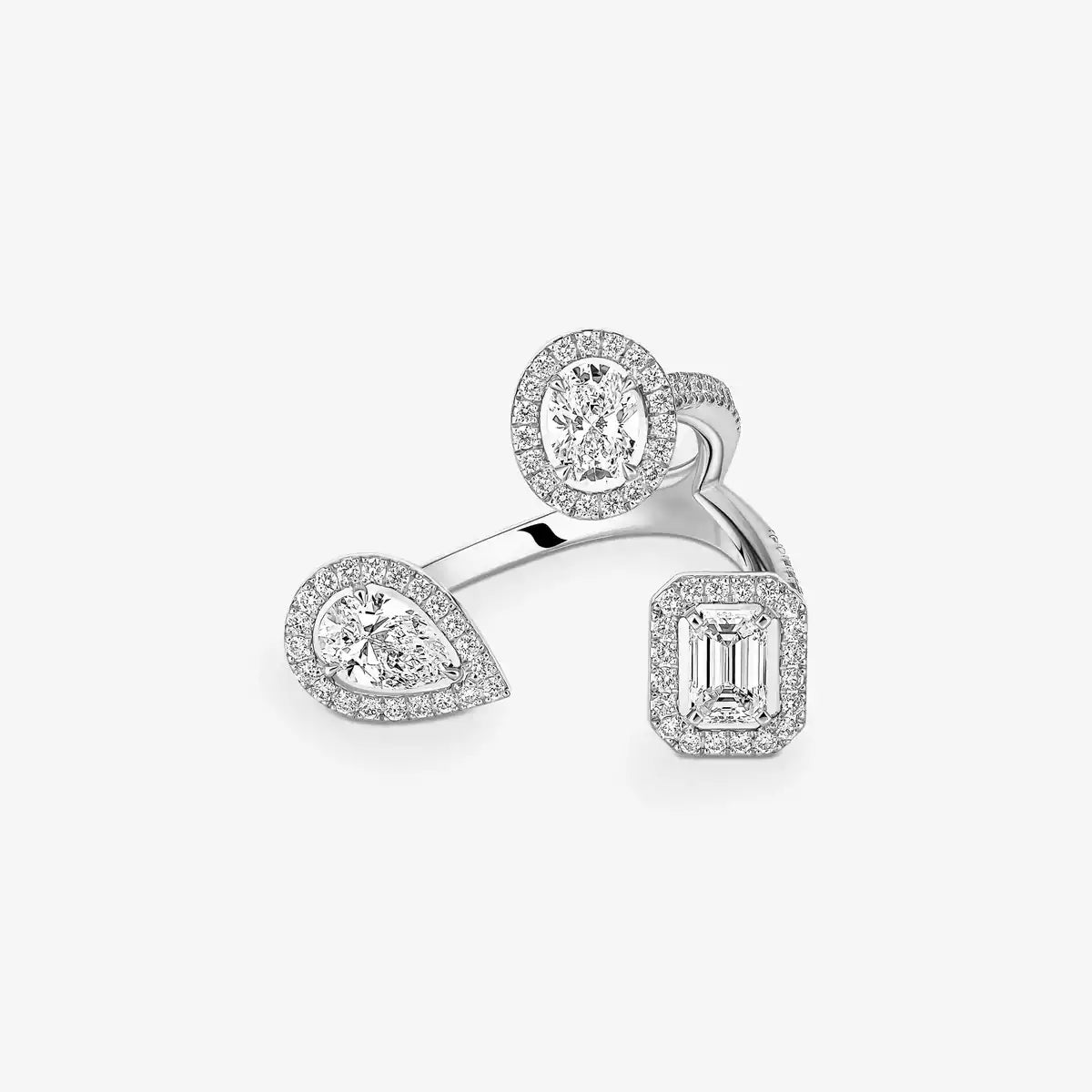 [sparkle Jewelry]  Diamond Ring 0,25ct My Twin Trilogy