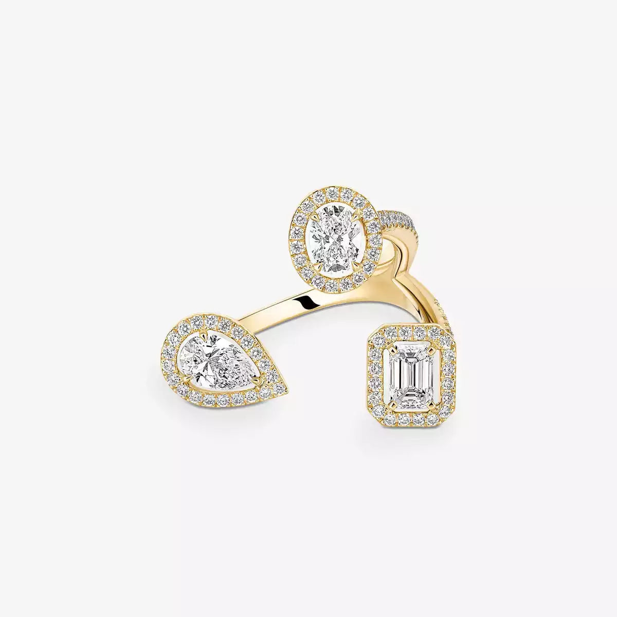 [sparkle Jewelry]  Diamond Ring 0,25ct My Twin Trilogy
