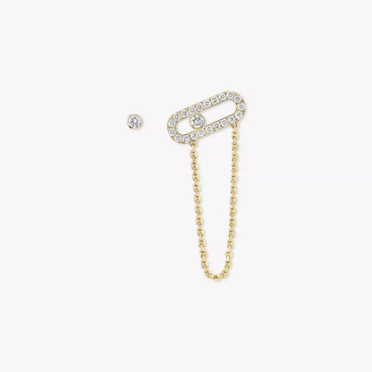 [Sparkle]MOVE UNO ALL DIAMOND OHRSTECKER