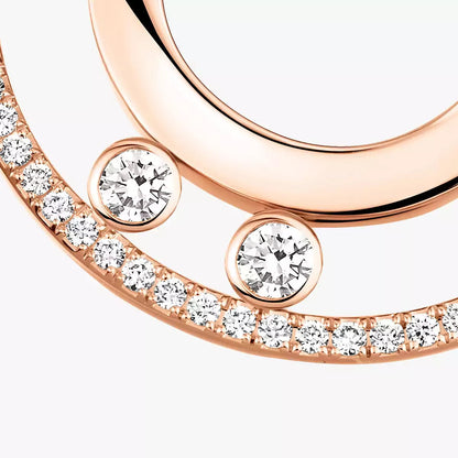 [sparkle Jewelry] Move Romane Small Diamond Hoop Earrings