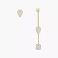 [sparkle Jewelry]Diamond Drop Earrings My Twin
