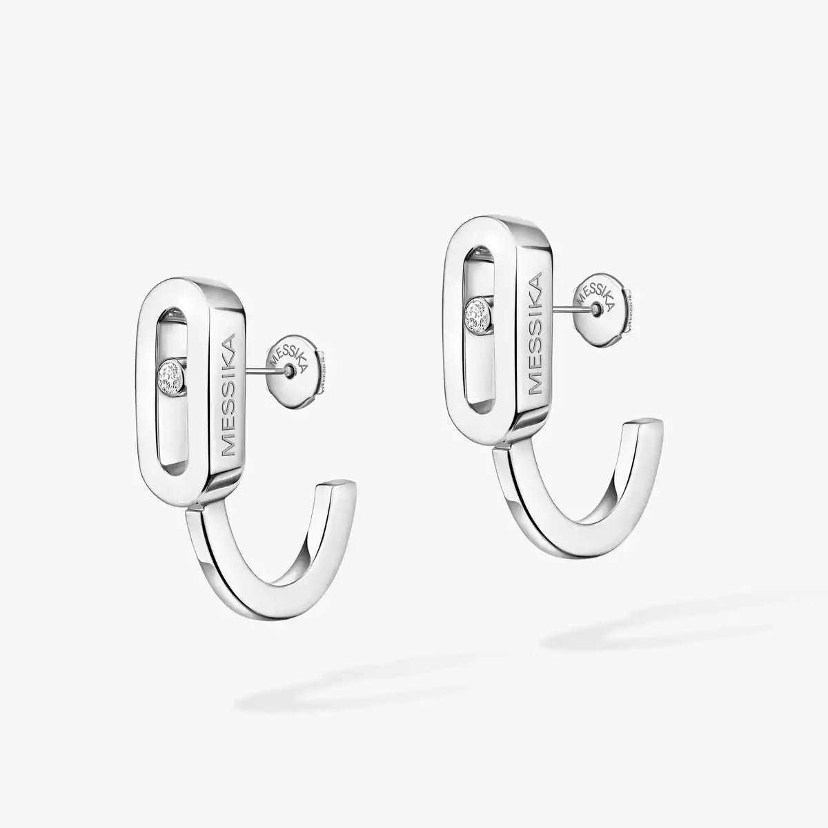 [Sparkle]MOVE CLASSIQUE MINI DIAMANT-CREOLENOHRRINGE