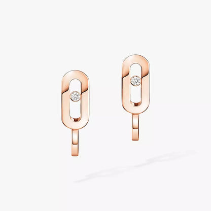 [Sparkle]MOVE CLASSIQUE MINI DIAMANT-CREOLENOHRRINGE