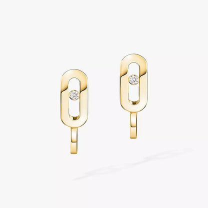 [Sparkle]MOVE CLASSIQUE MINI DIAMANT-CREOLENOHRRINGE