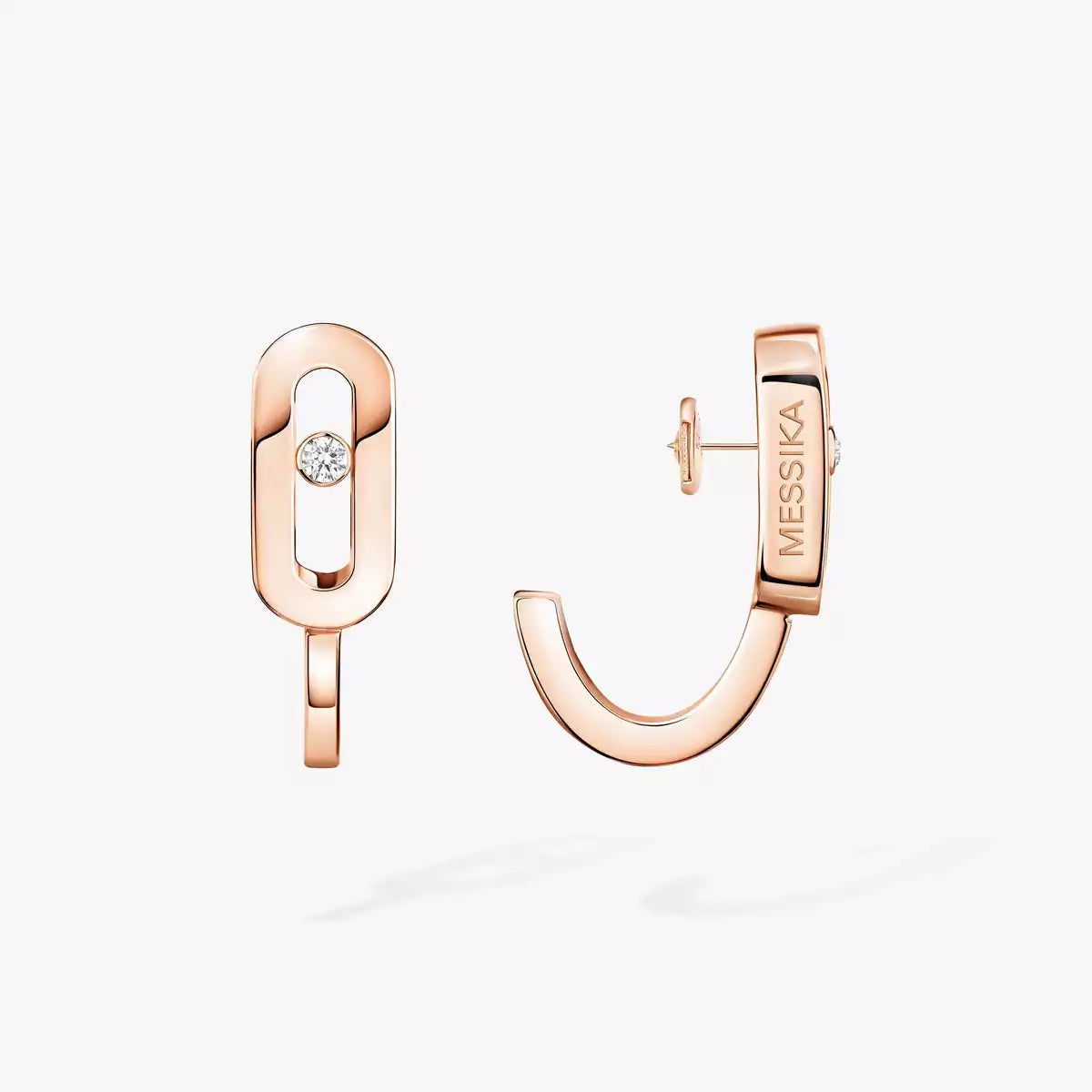 [Sparkle]MOVE CLASSIQUE MINI DIAMANT-CREOLENOHRRINGE