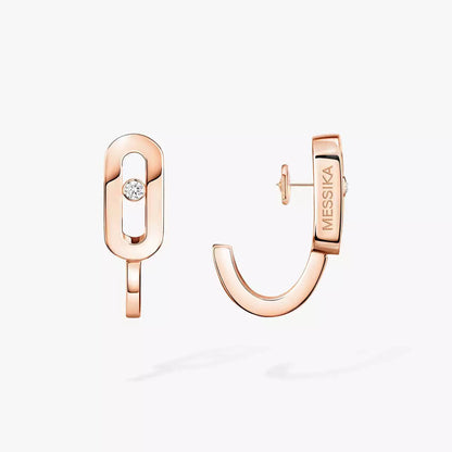 [Sparkle]MOVE CLASSIQUE MINI DIAMANT-CREOLENOHRRINGE