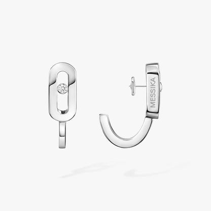 [Sparkle]MOVE CLASSIQUE MINI DIAMANT-CREOLENOHRRINGE