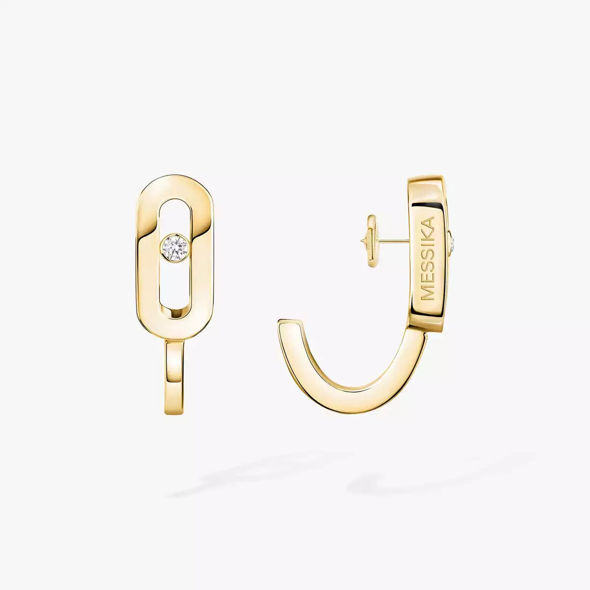 [Sparkle]MOVE CLASSIQUE MINI DIAMANT-CREOLENOHRRINGE