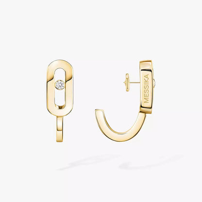 [Sparkle]MOVE CLASSIQUE MINI DIAMANT-CREOLENOHRRINGE