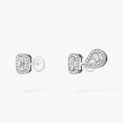 [Sparkle]MEINE ZWILLING 1+2 DIAMANT-OHRRINGE