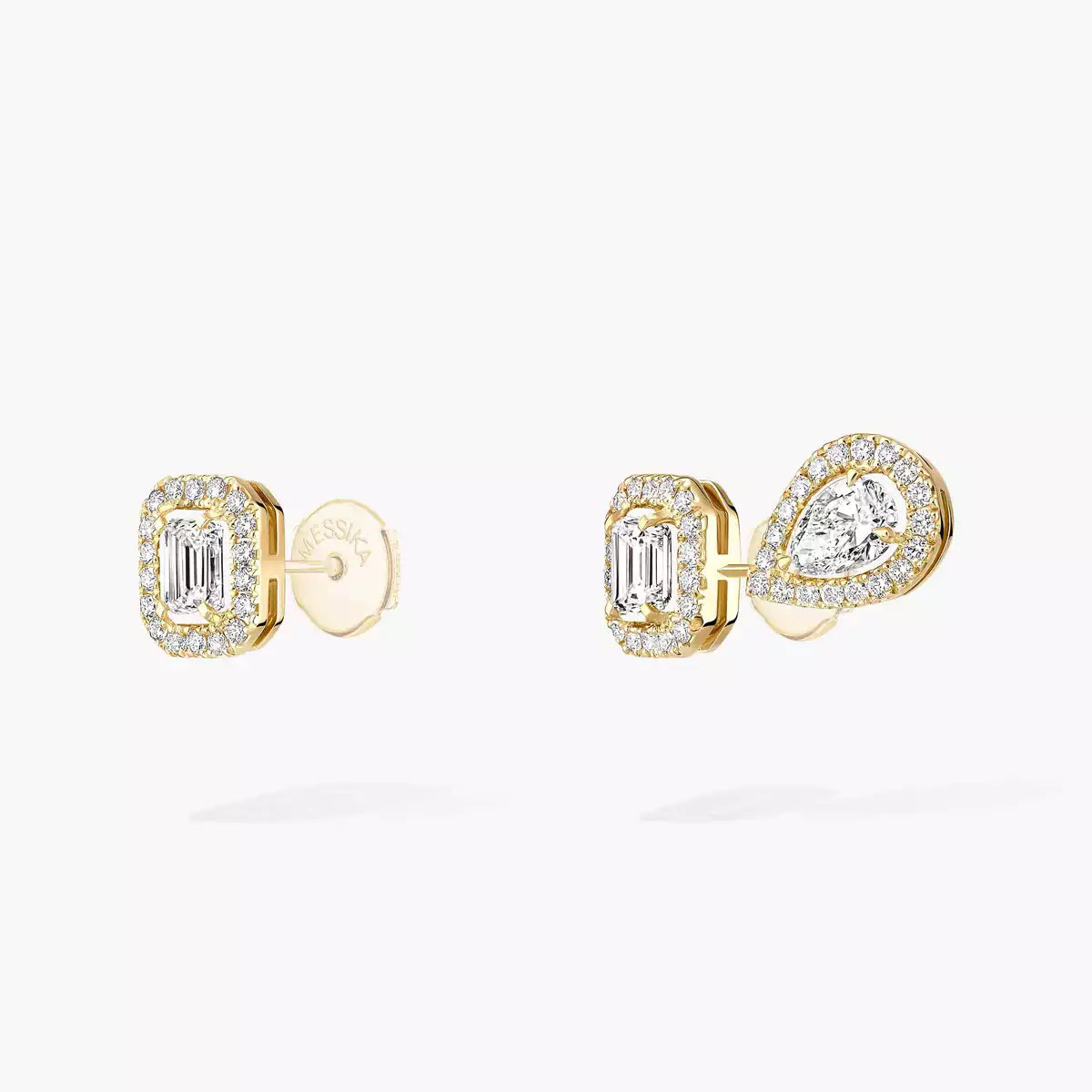[Sparkle]MEINE ZWILLING 1+2 DIAMANT-OHRRINGE