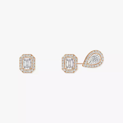 [Sparkle]MEINE ZWILLING 1+2 DIAMANT-OHRRINGE