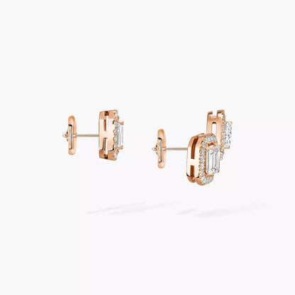 [Sparkle]MEINE ZWILLING 1+2 DIAMANT-OHRRINGE