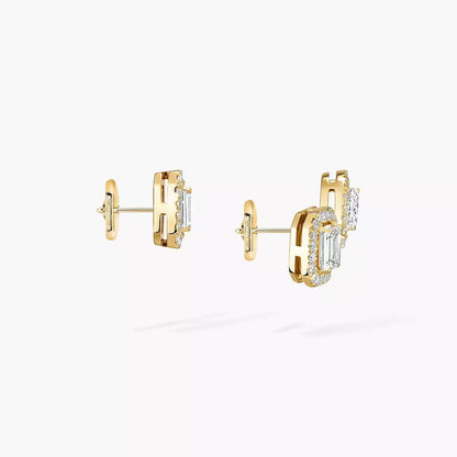 [Sparkle]MEINE ZWILLING 1+2 DIAMANT-OHRRINGE