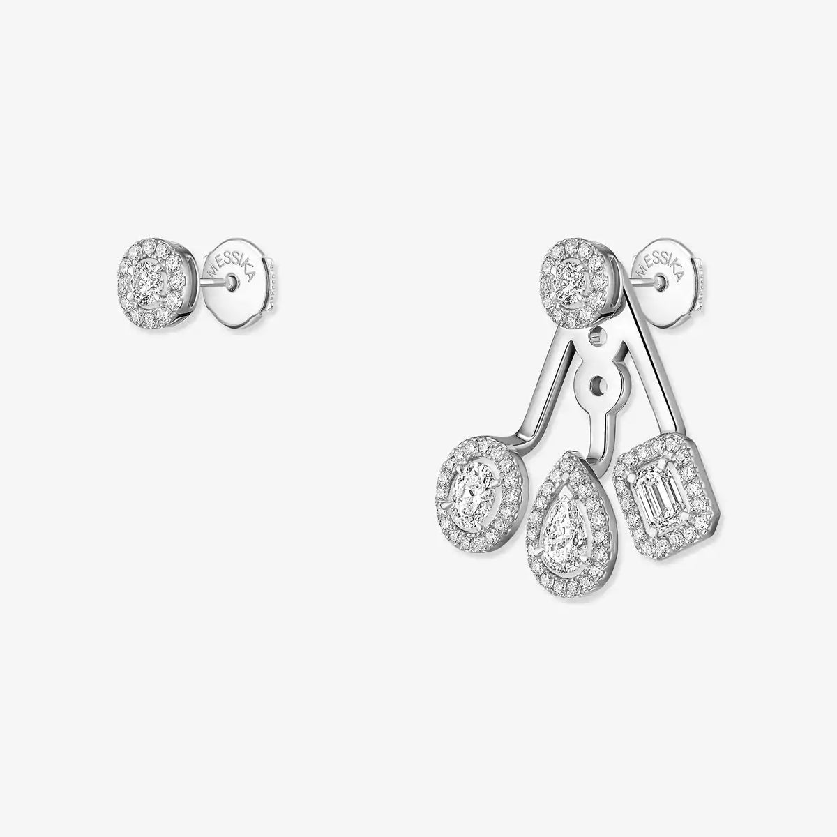 [Sparkle]MEINE ZWILLINGS-TRIO-DIAMANT-OHRRINGE