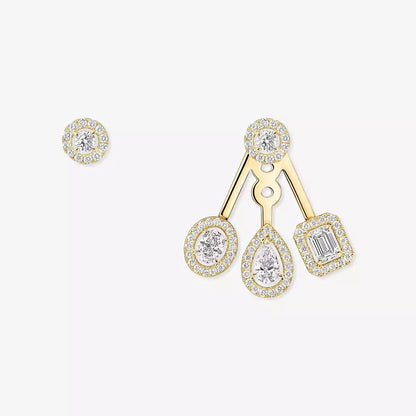 [Sparkle]MEINE ZWILLINGS-TRIO-DIAMANT-OHRRINGE