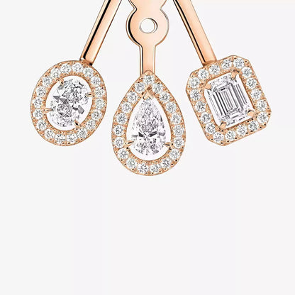 [Sparkle]MEINE ZWILLINGS-TRIO-DIAMANT-OHRRINGE