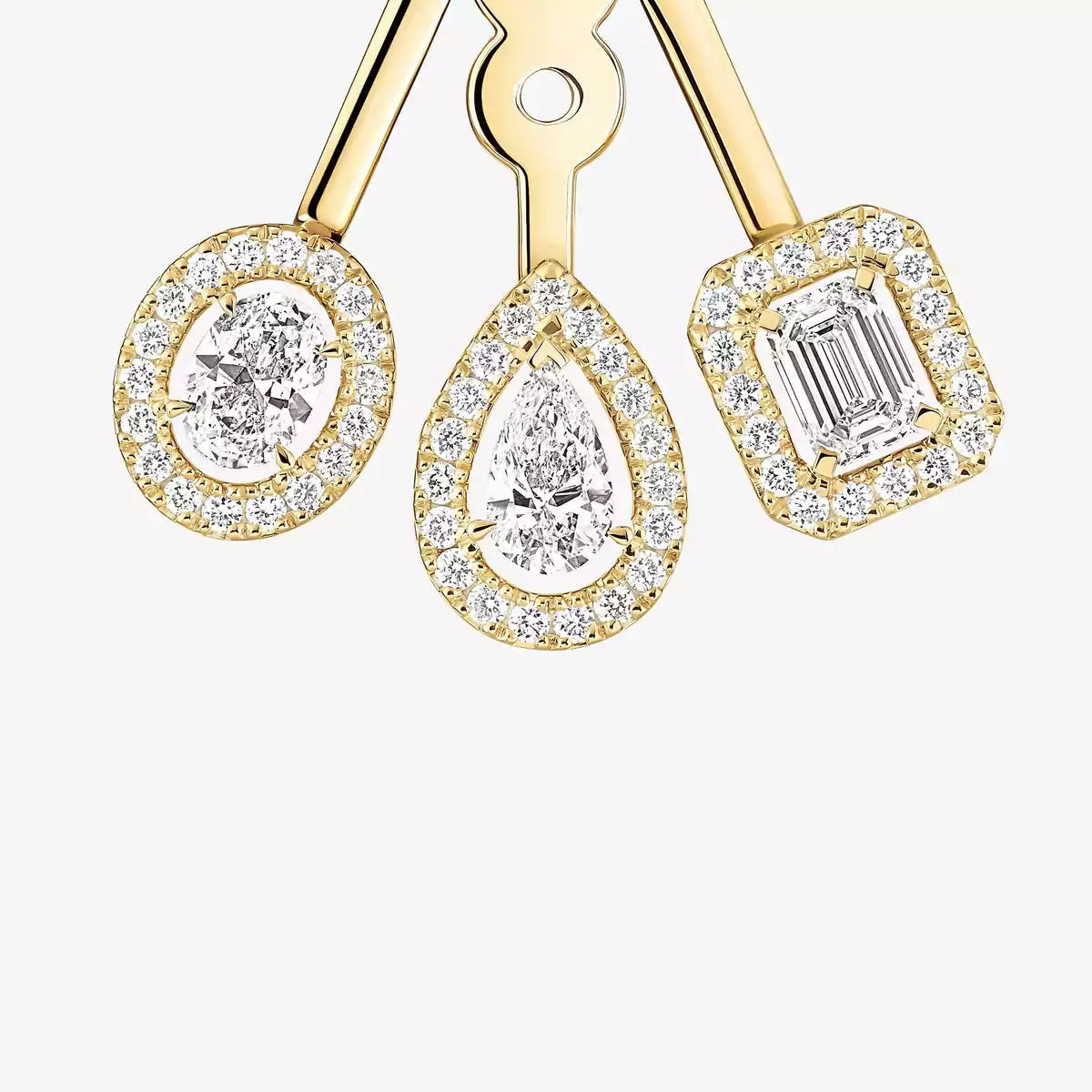[Sparkle]MEINE ZWILLINGS-TRIO-DIAMANT-OHRRINGE