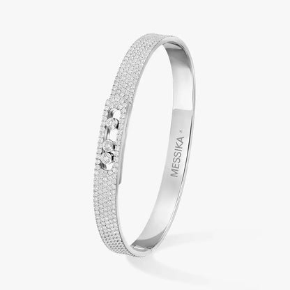 [sparkle Jewelry]Move Noa Full Pavé Diamond Bangle Bracelet