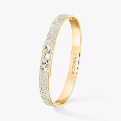 [sparkle Jewelry]Move Noa Full Pavé Diamond Bangle Bracelet