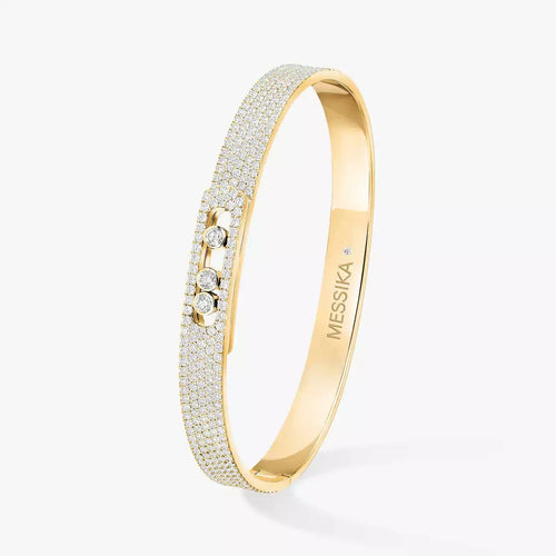 [sparkle Jewelry]Move Noa Full Pavé Diamond Bangle Bracelet