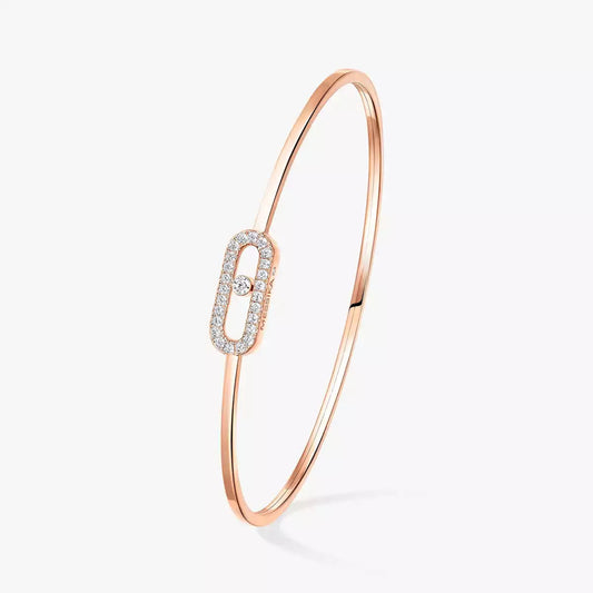[Sparkle]MOVE UNO PAVÉ FLEX-ARMBAND (MITTEL)