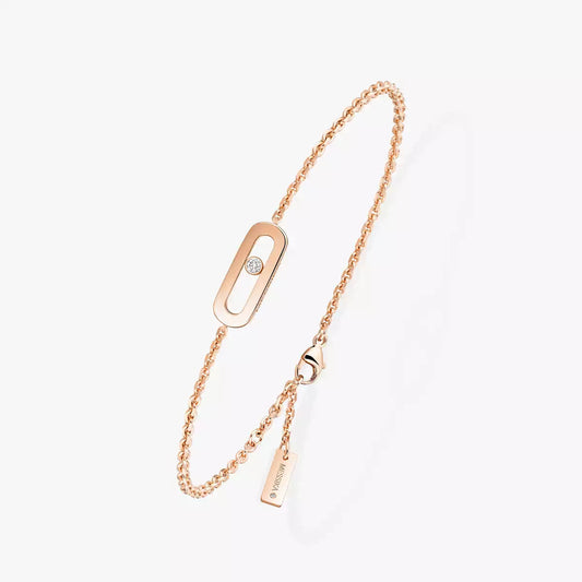 [Sparkle]MOVE UNO SINGLE DIAMOND ARMBAND