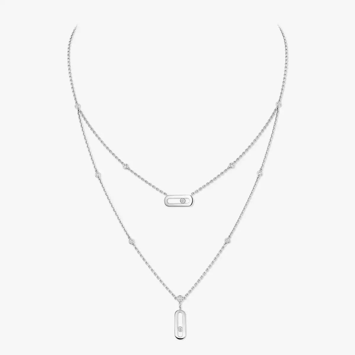 [Sparkle]HALSKEKETTE MOVE UNO DOPPELT
