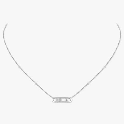 [Sparkle]MOVE PAVÉ ANHÄNGER 4 MOVING DIAMONDS HALSKETTE