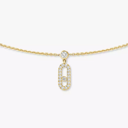[Sparkle]ムーヴ ウノ 5連ペンダントネックレス