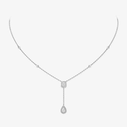 [sparkle Jewelry]Gold Diamond Tie Necklace