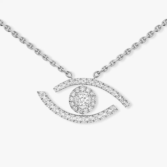 [Sparkle] PAVÉ-DIAMANT LUCKY EYE HALSKETTE