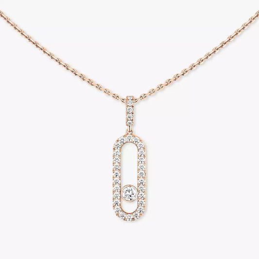 [Sparkle]HALSKEKETTE MOVE UNO FULL PAVÉ DIAMANT